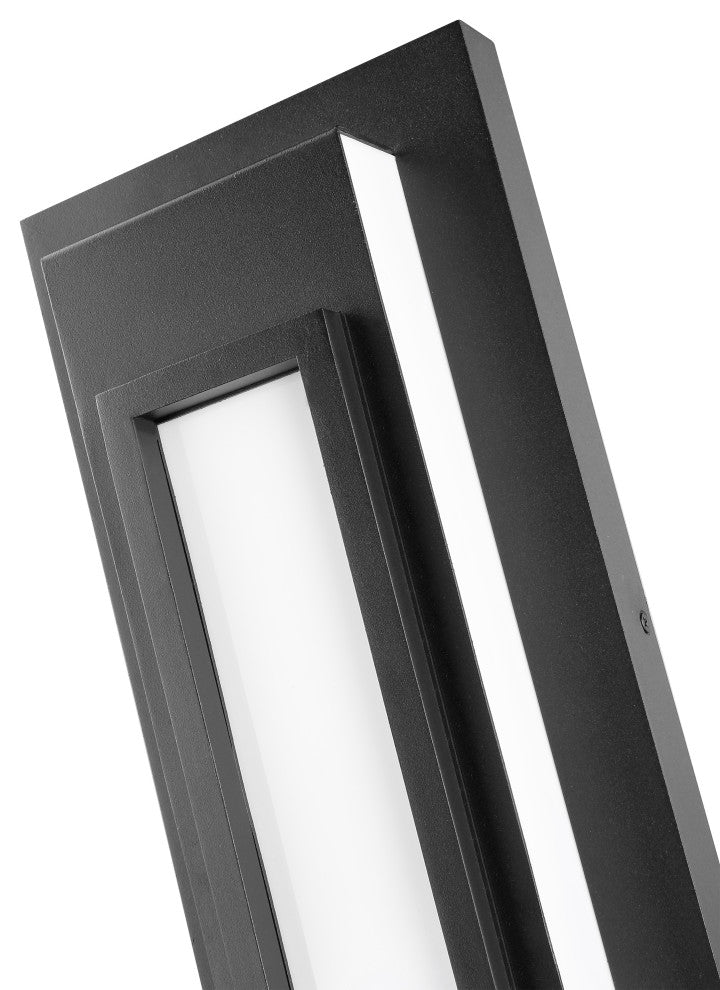 Zlite 520M-BK-LED 1-Light Outdoor Wall Sconce, White
