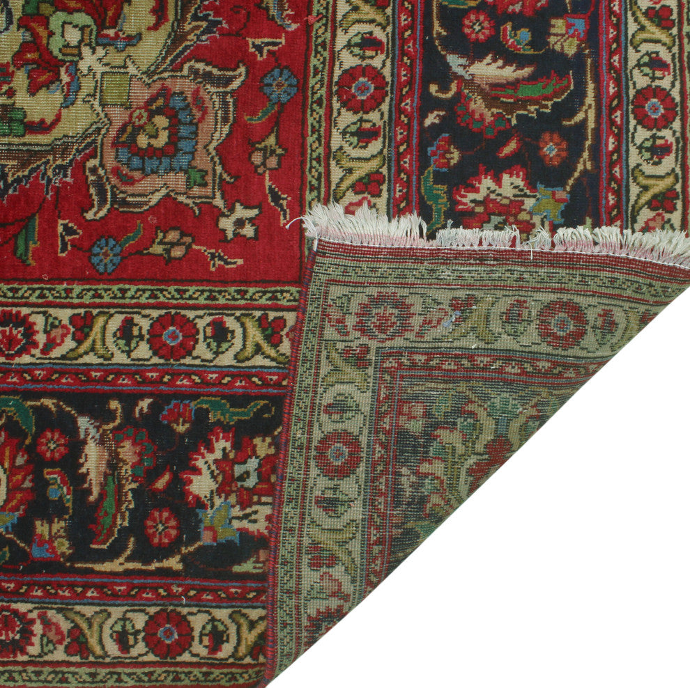 Fine Vintage Distressed Danya Red Rug