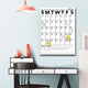 Ready2HangArt Modern Dry Erase Monthly Calendar on ArtPlexi, 30"x20"