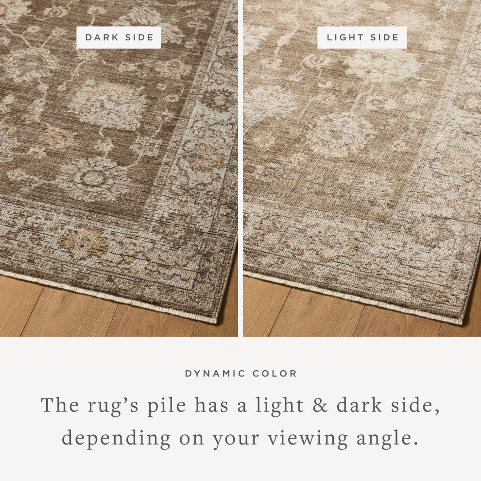 Loloi Priscilla Bark / Ivory 7'-10" x 10' Area Rug