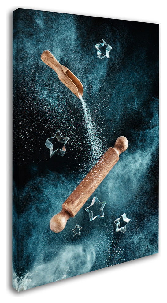 Dina Belenko 'Kitchen Mess Star-Shaped Cookies' Canvas Art, 19 x 12