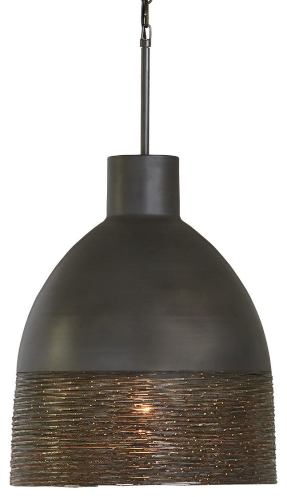 Capital Lighting 335112 Sana 15"W Pendant - Grey Iron