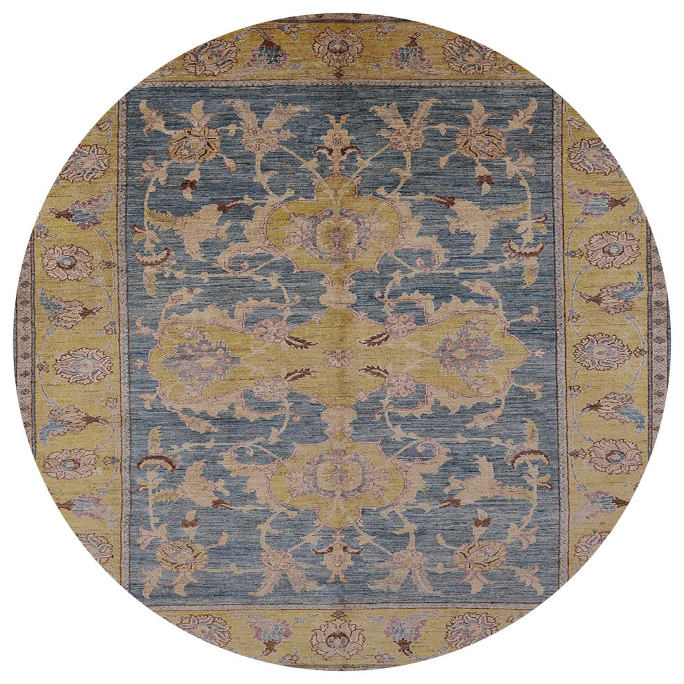 Ahgly Company Indoor Round Mid-Century Modern Area Rugs, 3' Round