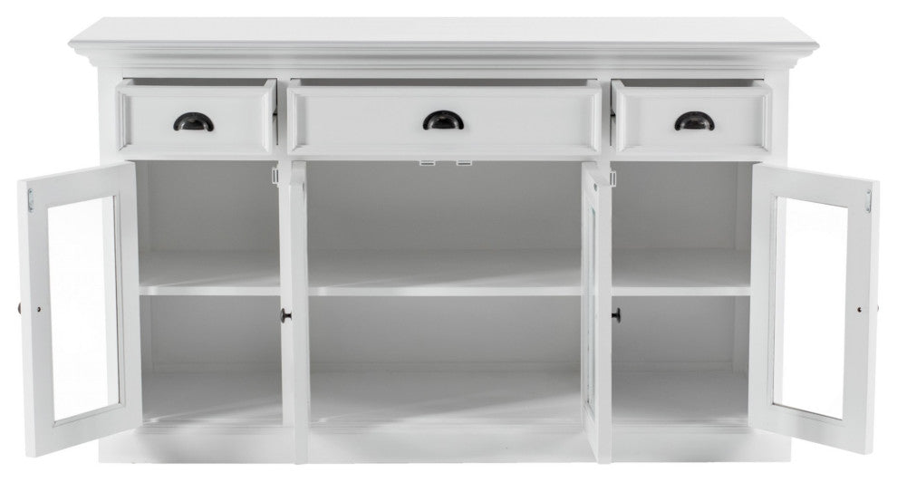 Modern Farmhouse White Buffet Server