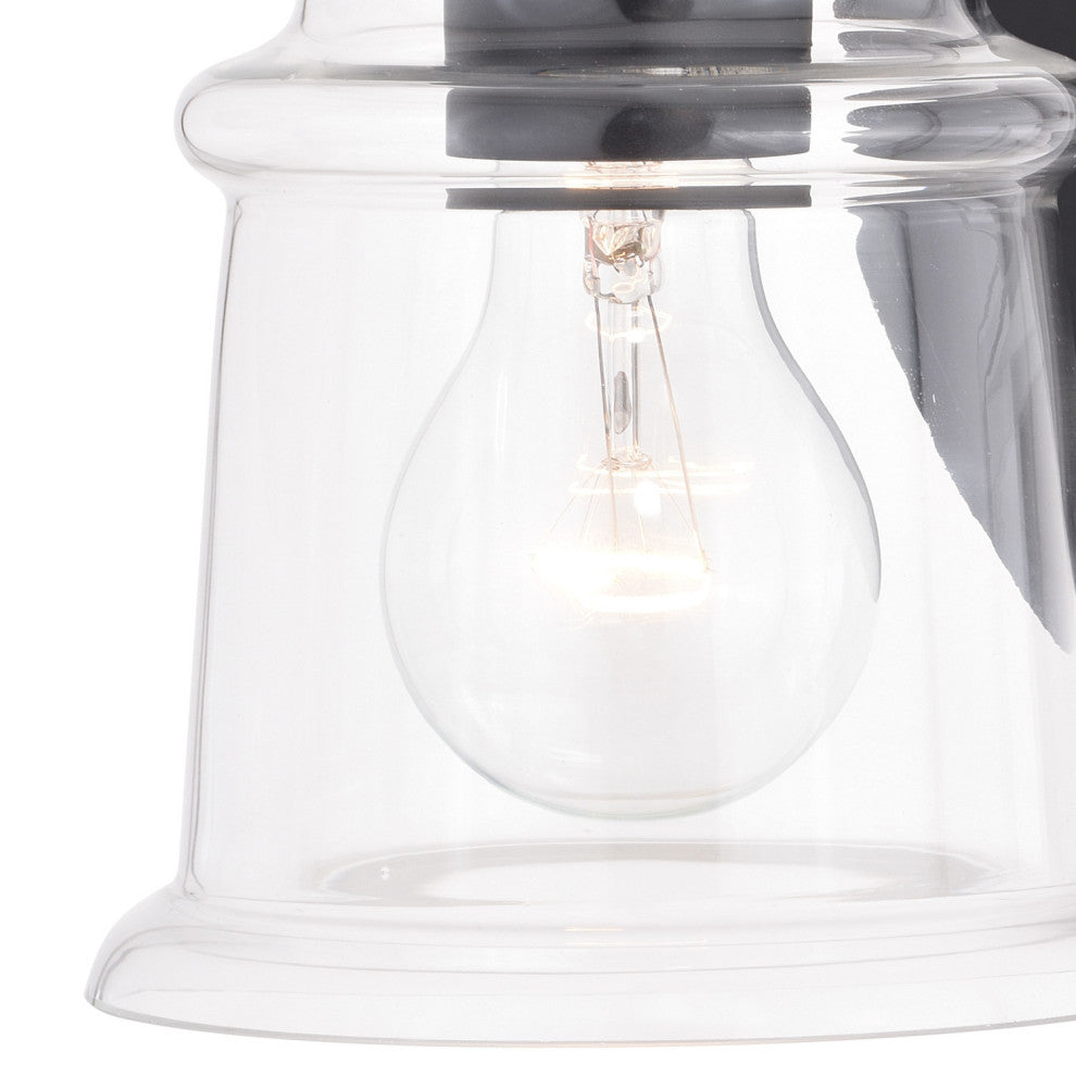 Vaxcel Toledo 1-LT Black Industrial Bathroom Vanity W0348 - Matte Black