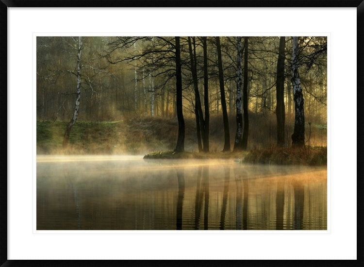 "Silent Light." Framed Digital Print by Agnieszka Jankowska, 38"x28"