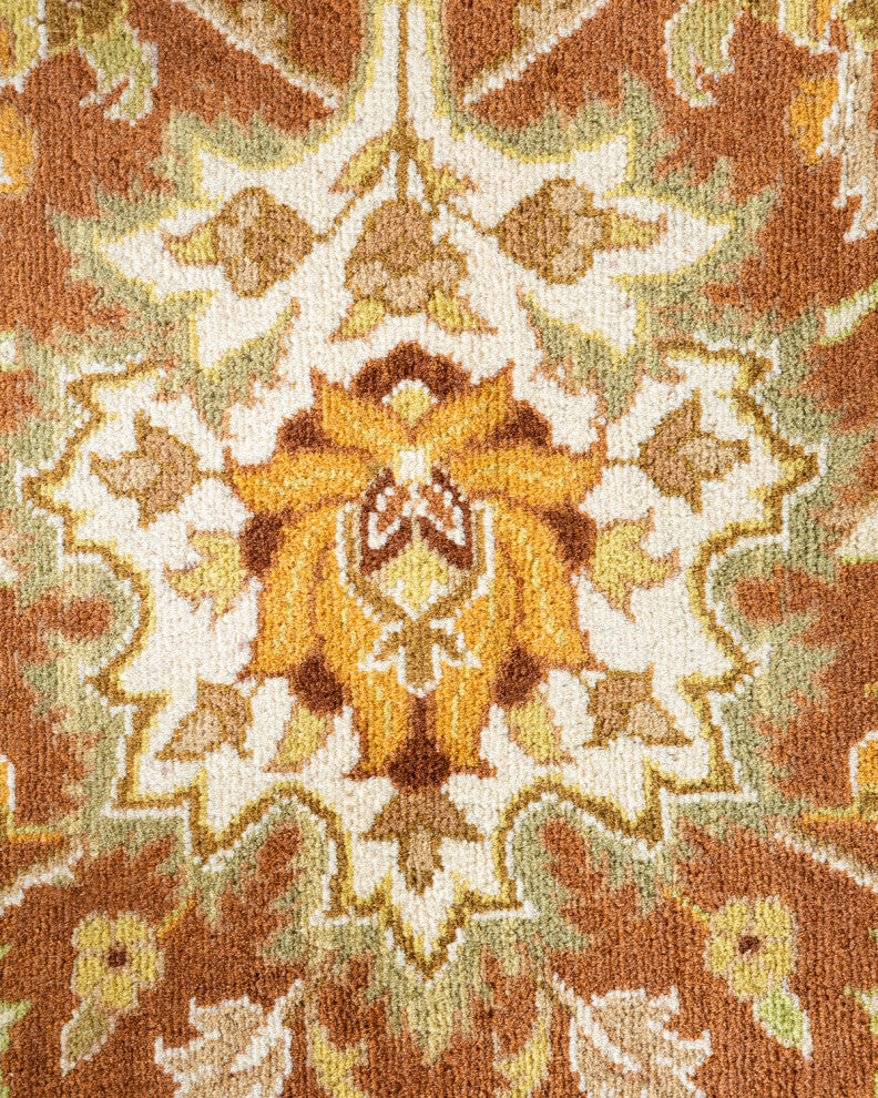 Mogul, One-of-a-Kind Hand-Knotted Area Rug Brown, 10' 1" x 13' 0"