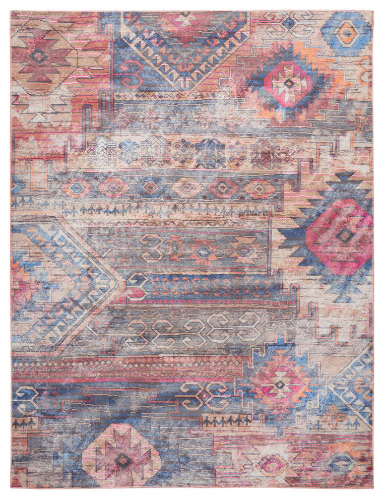 Nicole Curtis Nc Series 1 9' x 12' Multicolor Machine Washable Area Rugs