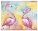 "Bright Flamingos II" Digital Paper Print by Elyse DeNeige, 26"x22"