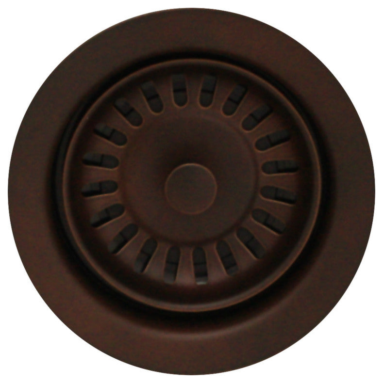3 1/2" Waste Disposer Trim With Matching Basket Strainer For Deep Fireclay Sinks