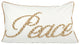 Pomeroy Peace 26X16 Lumbar Pillow, Crema