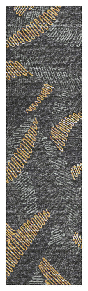 Indoor/Outdoor Sedona SN11 Shadow Machine Washable 2'3" x 7'6" Runner Rug