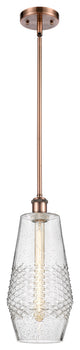 Innovations 516-1S-AC-G684-7-LED 1-Light Mini Pendant, Antique Copper