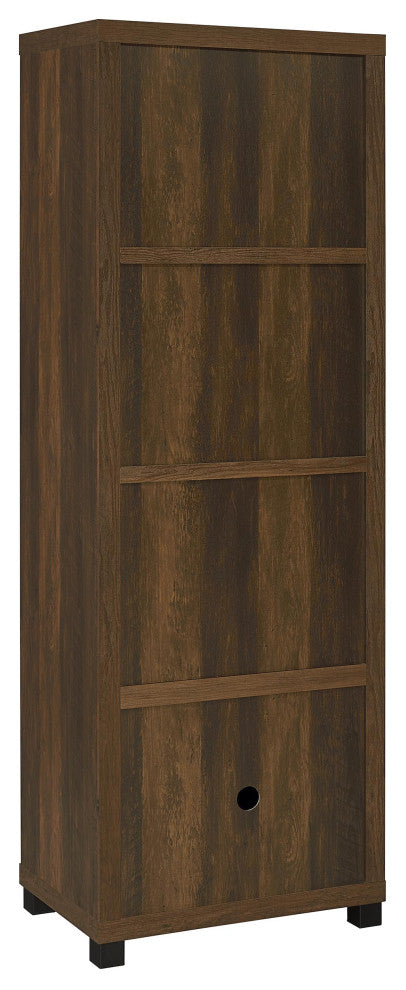 Sachin 3-piece 79" TV Entertainment Center Dark Pine