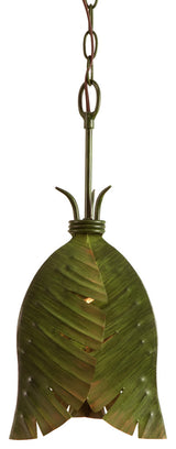 Varaluz-901M01-One Light Mini Pendant Banana Leaf
