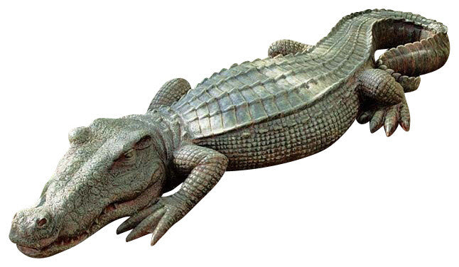 Swamp Beast Crocodile Statue