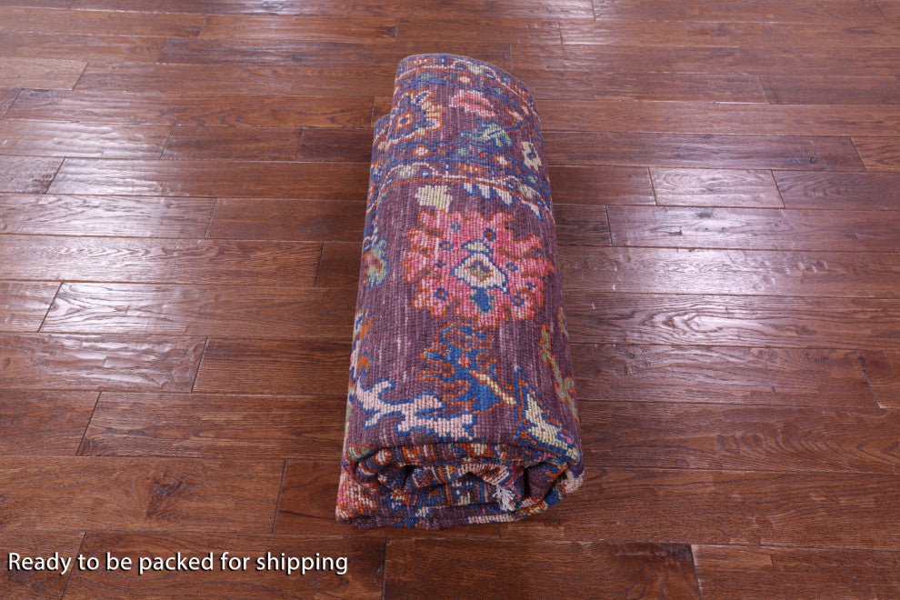 Turkish Oushak Hand Knotted Wool Rug 6' 2" X 9' 0" - Q15365