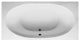 Malibu Delray Rectangle Bathtub White, 84"x42"x22", Whirlpool