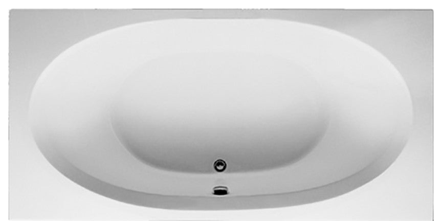 Malibu Delray Rectangle Bathtub White, 84"x42"x22", Whirlpool