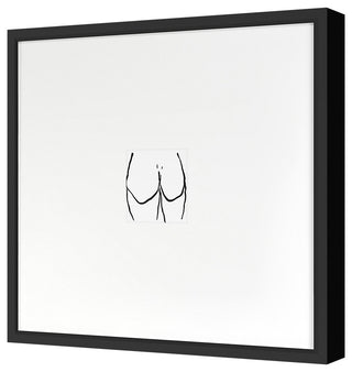 Booties 1 Fine Art Print, Black, 27"x26"