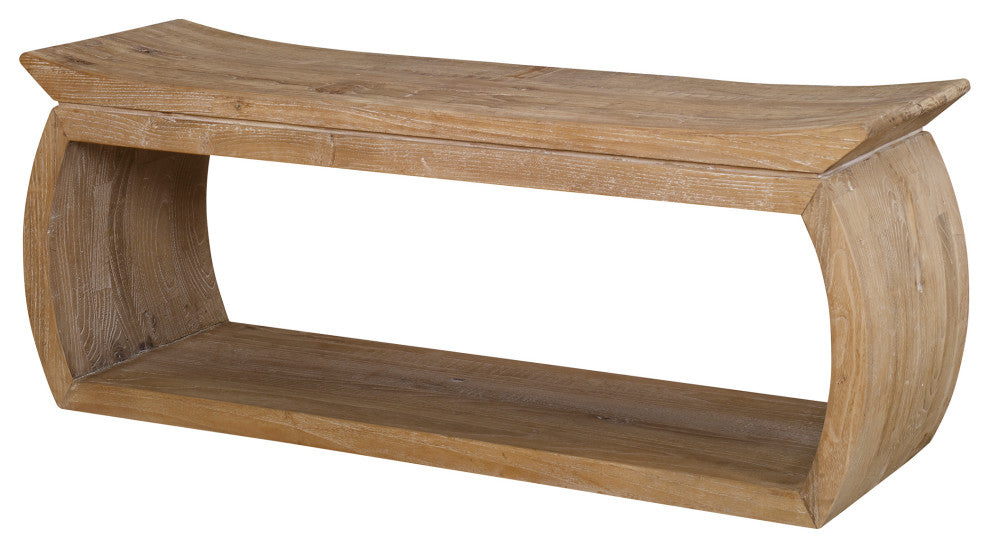 Uttermost Connor Reclaimed Wood Bench