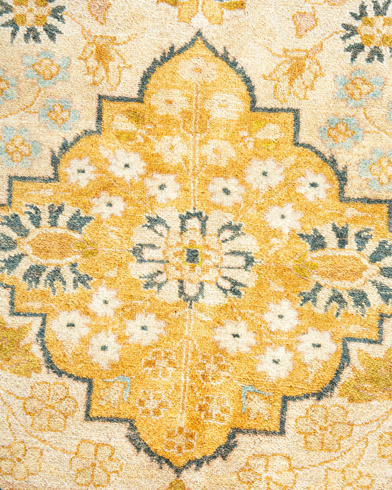 Mogul, One-of-a-Kind Hand-Knotted Area Rug Ivory, 9' 3" x 11' 10"