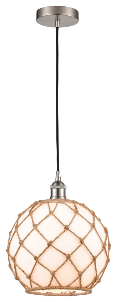 Innovations 616-1P-SN-G121-10RB-LED 1-Light Mini Pendant, Brushed Satin Nickel