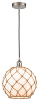 Innovations 616-1P-SN-G121-10RB-LED 1-Light Mini Pendant, Brushed Satin Nickel