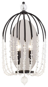 Voliere 2-Lt Sconce - Matte Black