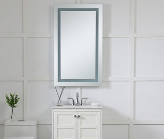 LED Hardwired Mirror Rectangle W24"H40" Dimmable 3000K