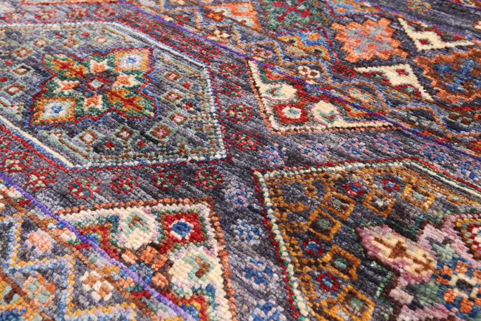 Runner Khorjin Super Kazak Hand Knotted Rug 2' 9" X 7' 2" - Q12380