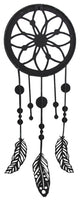 Rustic Laser Cut Distressed Metal Dream Catcher Wall Hanging GN