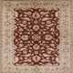 Ahgly Company Indoor Square Mid-Century Modern Area Rugs, 8' Square