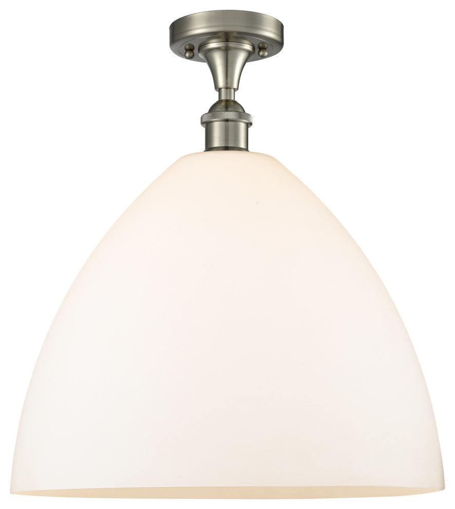 Innovations 516-1C-SN-GBD-161 1 Light Semi-Flush Mount, Brushed Satin Nickel