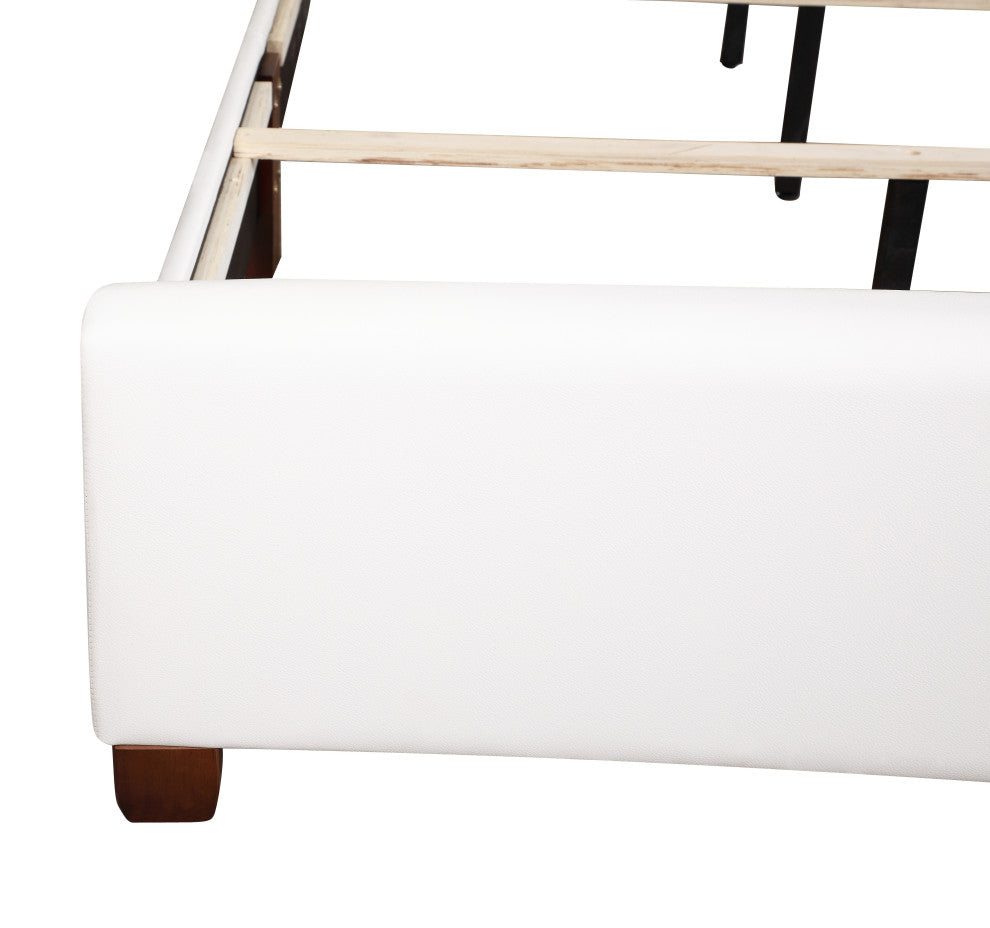 Bed, White, King