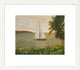 "Harbor Sunset" Framed Digital Print by Diane Romanello, 23x20"