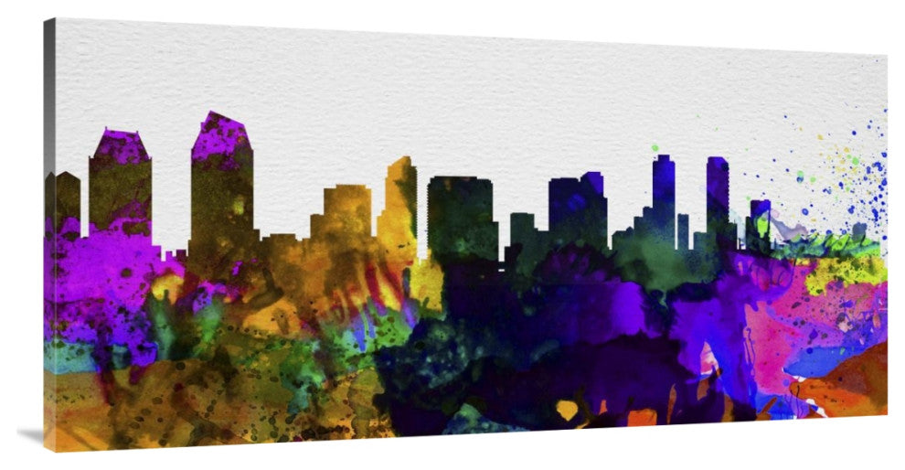 "San Diego City Skyline" Fine Art Print