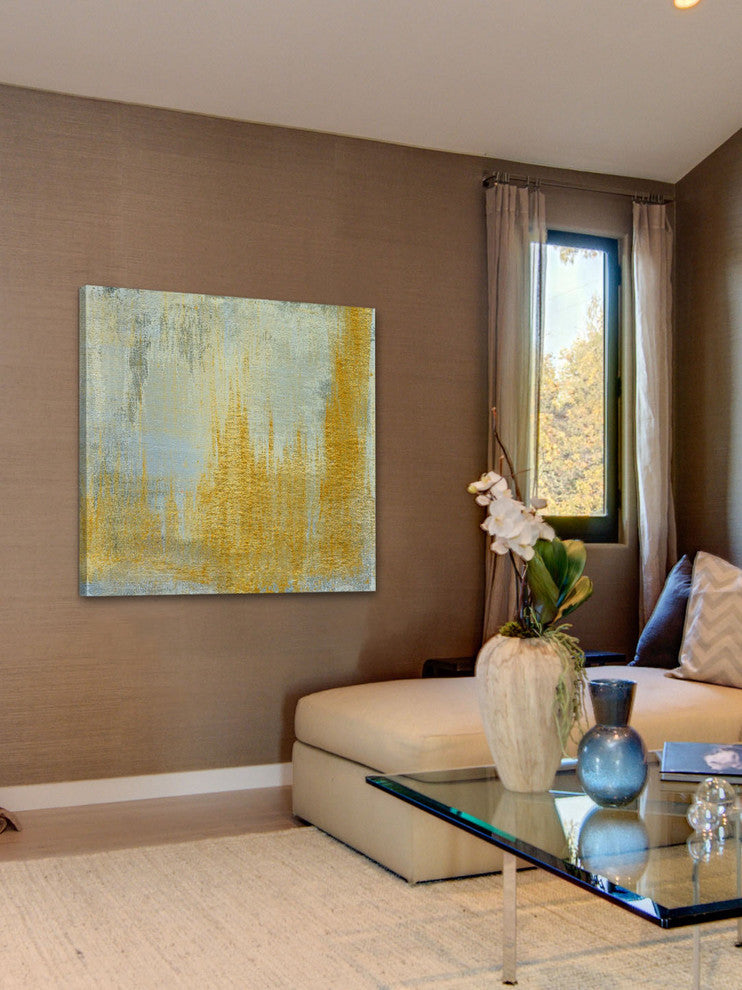 "Analog X" Painting Print on Canvas by Aryai