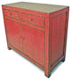 Vintage Elm Persimmon Cabinet
