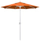 7.5' Aluminum Umbrella Push Tilt, Sunbrella, Tuscan