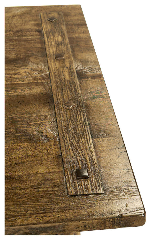 Rustic Country Walnut Desk Light Driftwood finish