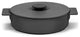 Enameled Cast Iron Pot, Black, Large