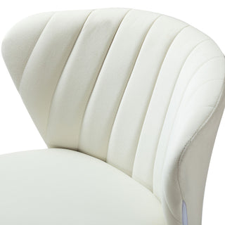 Milia Dining Chair Set of 4, Ivory
