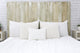Solid Wood Headboard with Smooth Natural Wood Grain, Wall Mounted, Farmhouse, Sagewash, Full