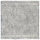 Safavieh Couture Abstract Collection, ABT340 Rug, Ivory/Charcoal, 6' Square