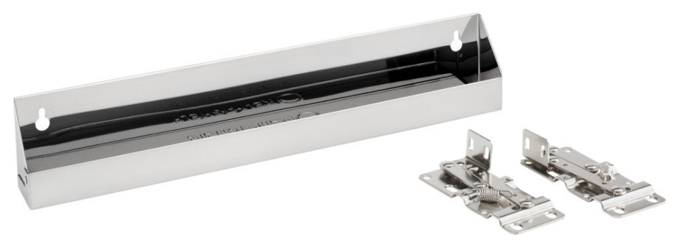 Stainless Steel Slim Tip-Out Trays for Sink Base Cabinets, 16"