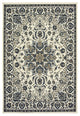 Martinique Traditional Medallion Ivory/ Navy Indoor/Outdoor Area Rug, 1'9"x3'9"