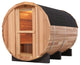 4-Person Patchwork Red Cedar Traditional Steam Sauna