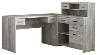 Computer Desk, Home Office, Corner, Left, Right Set-Up, Storage Drawers, L Shape