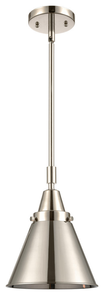 Innovations 447-1S-PN-M13-PN 1 Light Mini Pendant, Polished Nickel